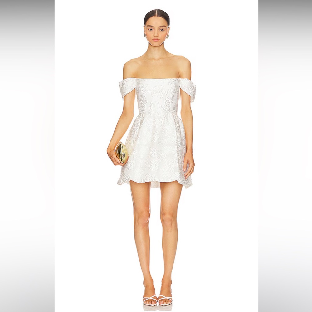 Valentina Dress in White by Amanda Uprichard